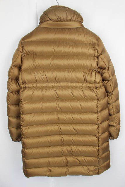 6676 モンクレール MONCLER ワッペン フード ロング ダウンコート