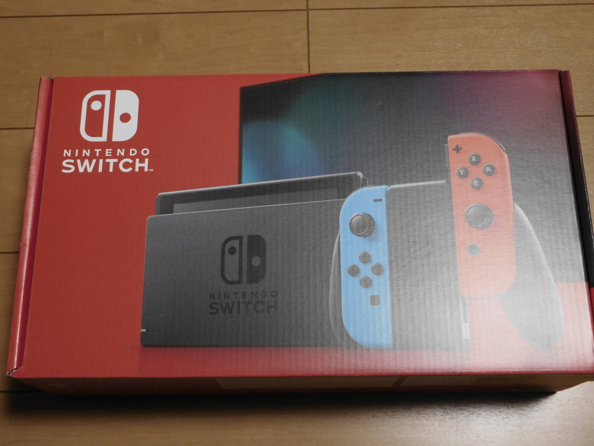 新品未開封 新モデル Nintendo Switch Joy-Con(L) ネオンブルー/(R