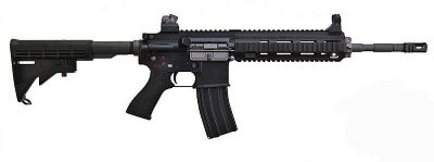 HK416DBlack　WE ガスブローバックライフル HK416D BLACK 無刻印モデル_画像2