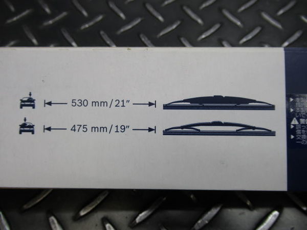 未使用 在庫有り ボッシュ BOSCH TWIN ツイン ワイパー ブレード 584S 二本セット 530ｍｍ 475ｍｍ アウディ AUDI 8L1 A3 S3 即納_画像4