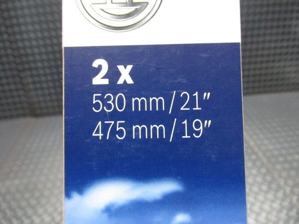 未使用 在庫有り ボッシュ BOSCH TWIN ツイン ワイパー ブレード 584S 二本セット 530ｍｍ 475ｍｍ アウディ AUDI 8L1 A3 S3 即納_画像3