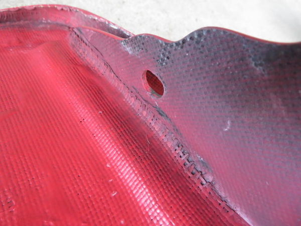 PORSCHE ポルシェ 964 カレラ リアスポイラー リヤウイング FRP製 赤 即納の画像5