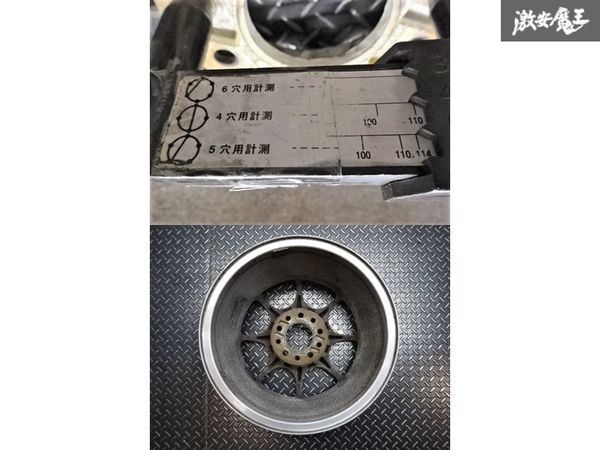 ●Weds Sport ウェッズスポーツ TC05 TC-05 15インチ 6.5J +30 7J +31 PCD 114.3 5H ホイール 4本 SW20 シビック インテグラ 即納 棚T-3_画像3