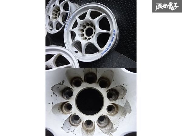 ●Weds Sport ウェッズスポーツ TC05 TC-05 15インチ 6.5J +30 7J +31 PCD 114.3 5H ホイール 4本 SW20 シビック インテグラ 即納 棚T-3_画像4