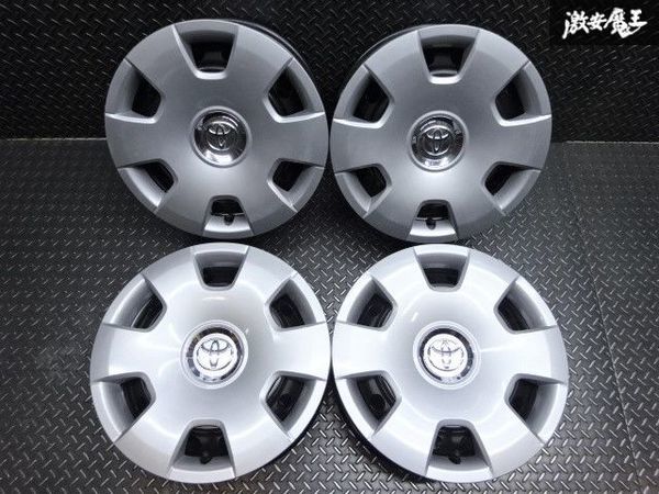 ●トヨタ 純正 200系 ハイエース 鉄 スチール ホイール キャップ付き 15インチ 6J +35 PCD 139.7 6H 4本 在庫有り 即納 棚M-9_画像1