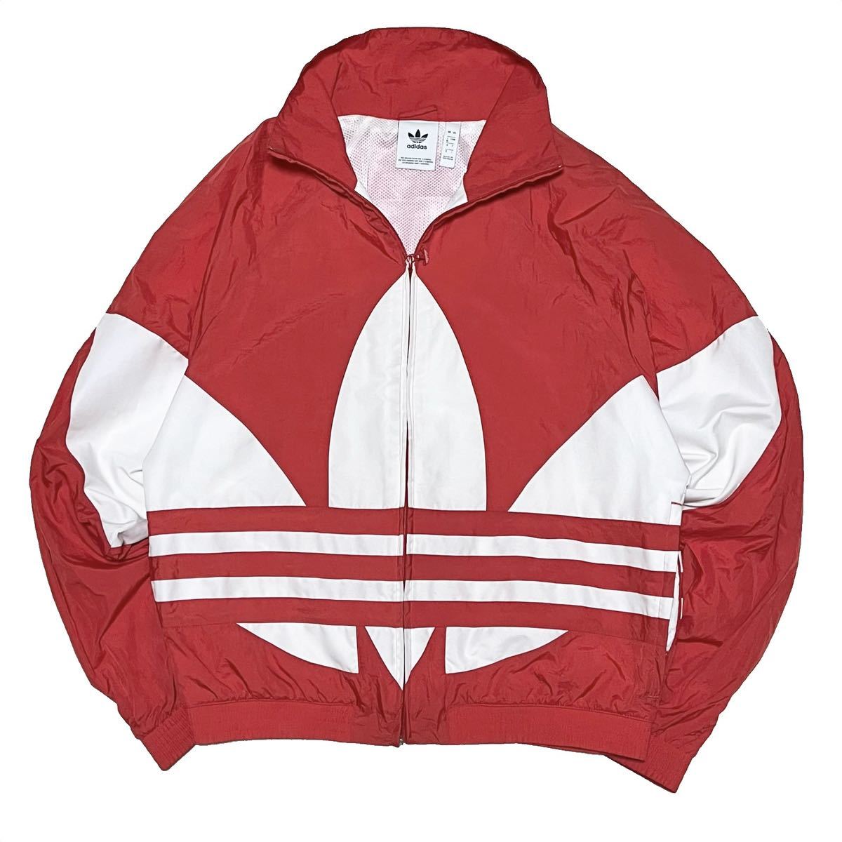 5620 ADIDAS アディダス ビッグトレフォイル ナイロンジャケット 5620 ADIDAS アディダス ビッグトレフォイル ナイロンジャケット