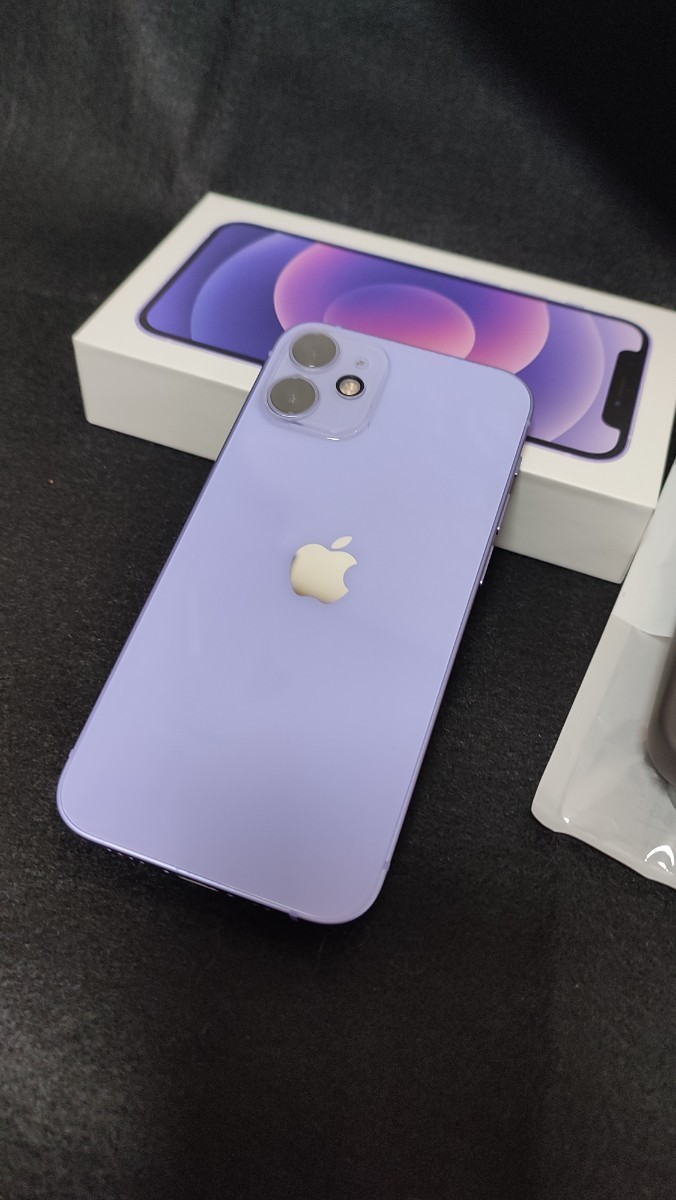 Apple iPhone 12mini パープル 美品 箱付き SIMフリー 128gb|PayPayフリマ