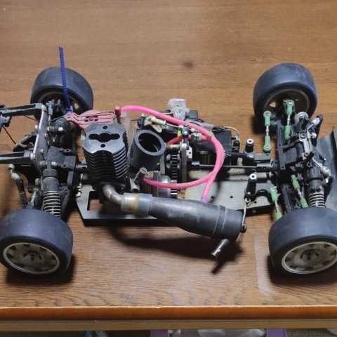 京商 エンジンカー GP-10シリーズ　ジャンクシャーシセットKYOSHO エンジンラジコン _画像1