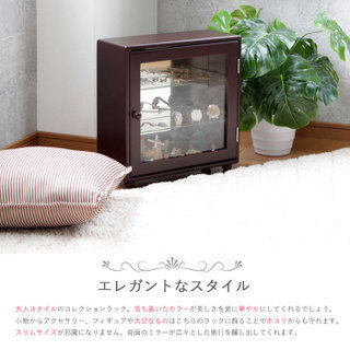 [ new goods ] collection case storage case figure case perfume display glass mirror accessory box clock popular M5-MGKMY5618