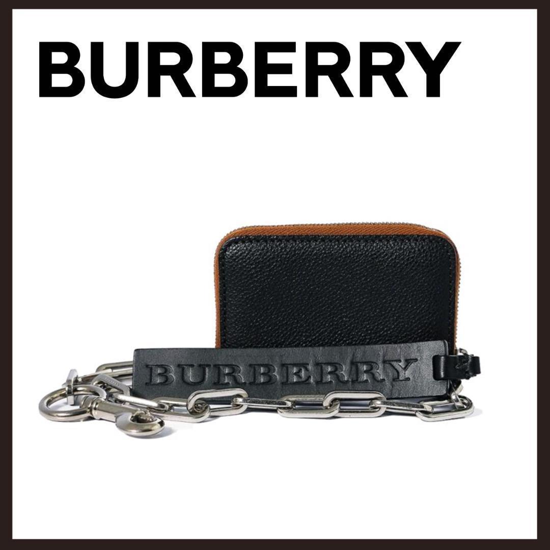 新品 未使用 BURBERRY トビー ジップ コインケース 小銭入れ ブラック