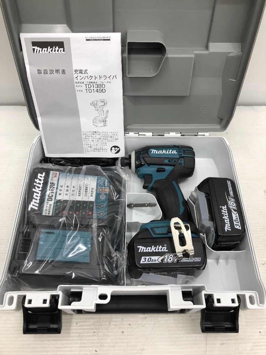 未使用品】☆makita(マキタ) 18v充電式インパクトドライバ 白 フル