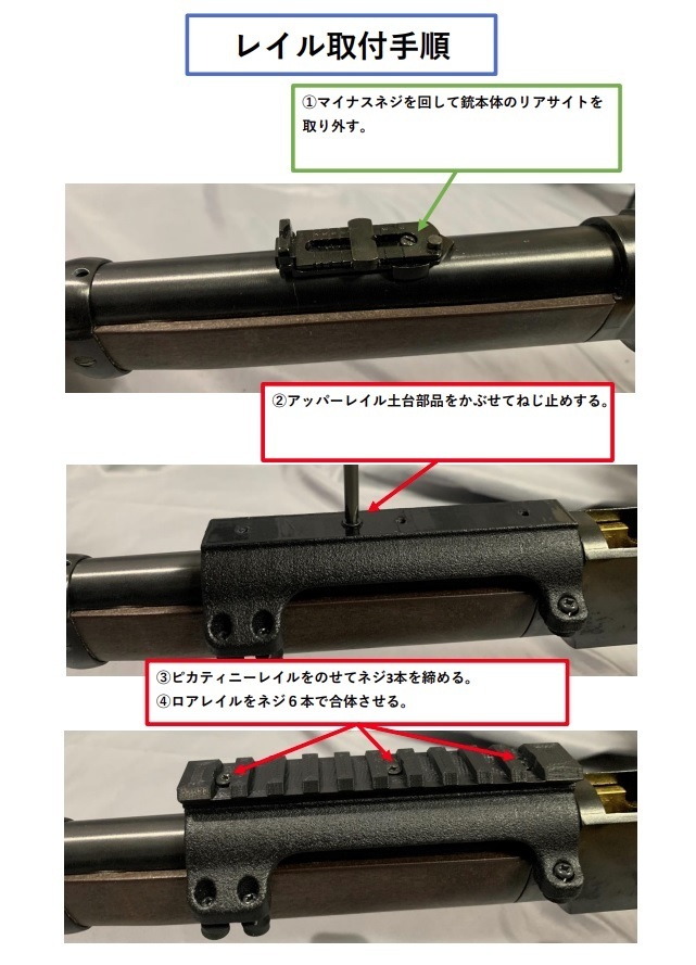 ウィンチェスター M1873カービン用 レイルハンドガード