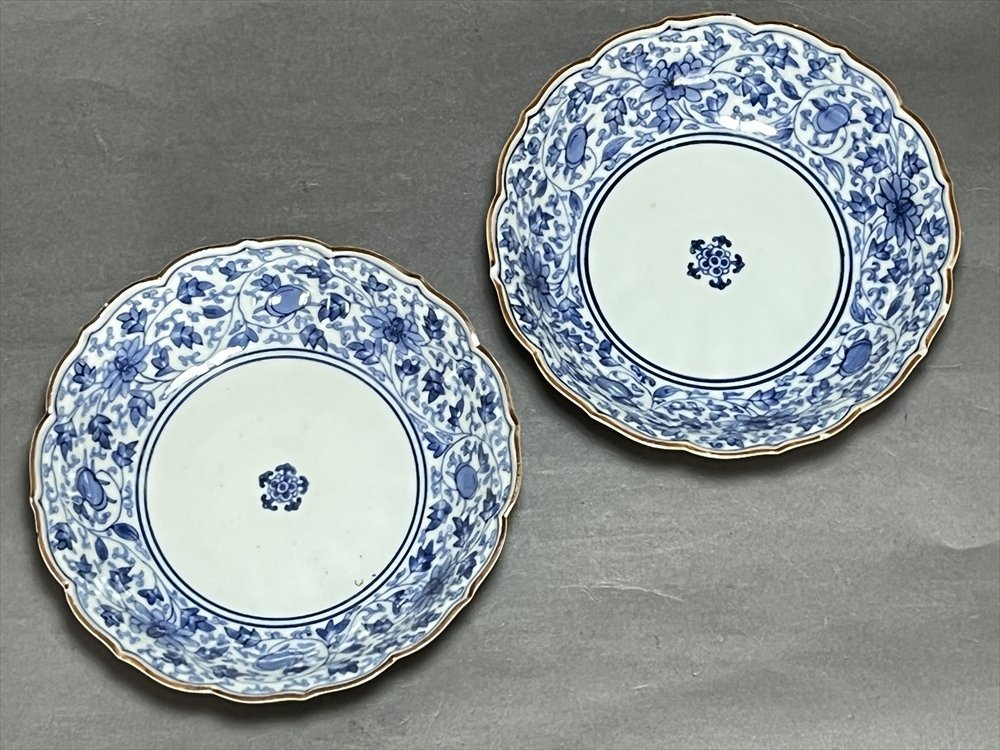 直販割引品 ◆うつくしい藍の大皿◆ 食器