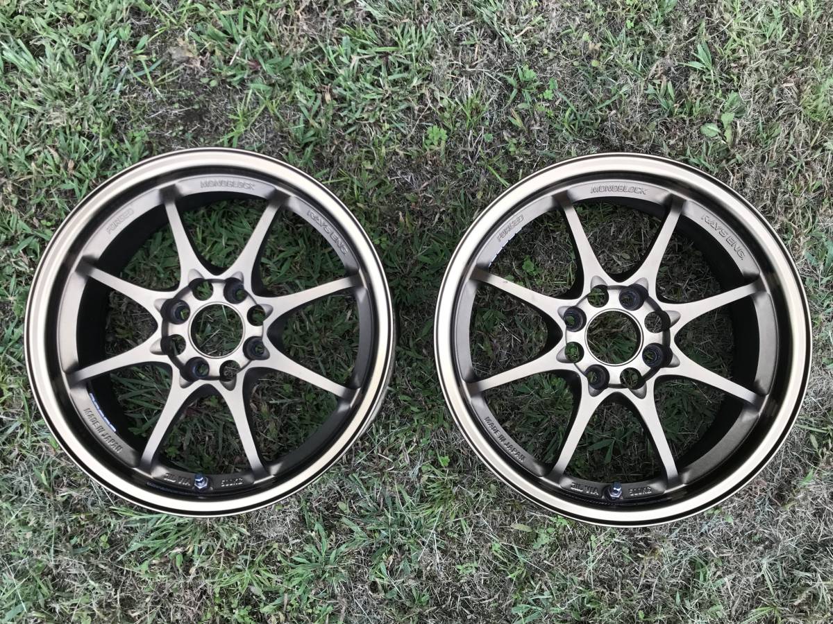 RAYS VOLK RACING CE28N 15インチ 7J +28 ブロンズ PCD100 4H 2本
