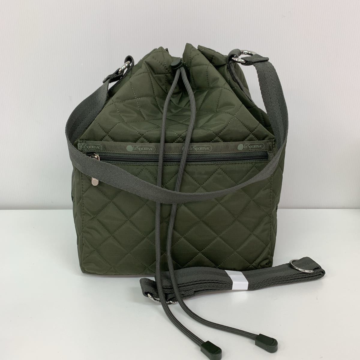 お買い得品 レスポートサック ショルダーバッグ カーキ キルティング