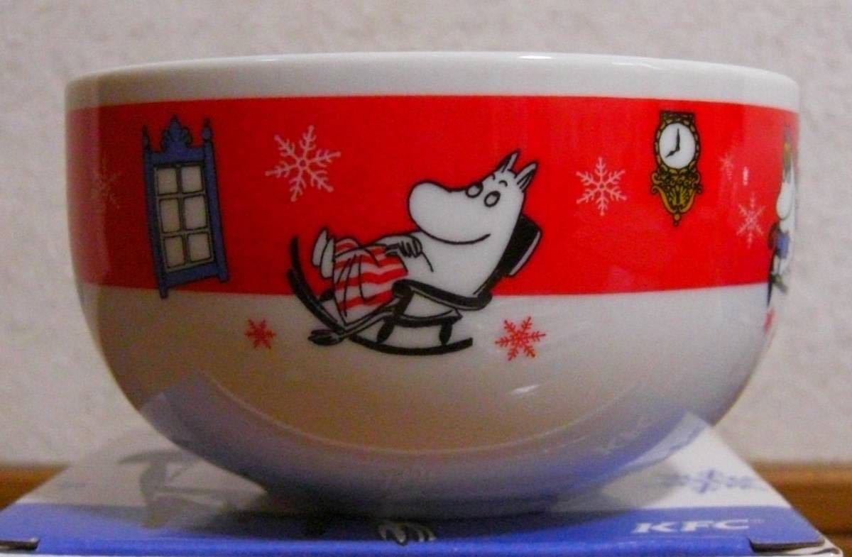 ★新品　非売品　ムーミン　スプーン付きボウル　赤色・青色・黄色　３個セット　ケンタッキー　MOOMIN　KFC_画像4