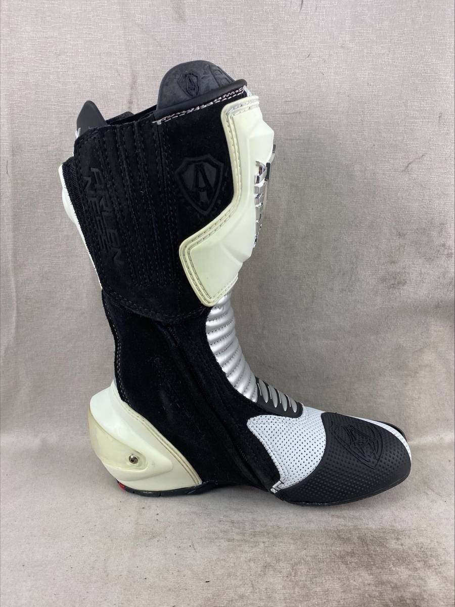 ARLENNESS アレンネス レーシングブーツ WHITE/BLACK 39サイズ 新品未