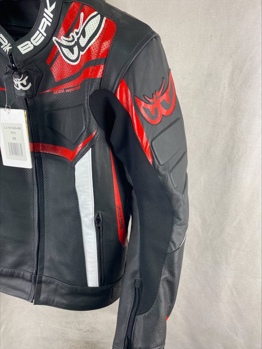 BERIK ベリック レザージャケット BLACK/RED 48サイズ 新品未使用 訳