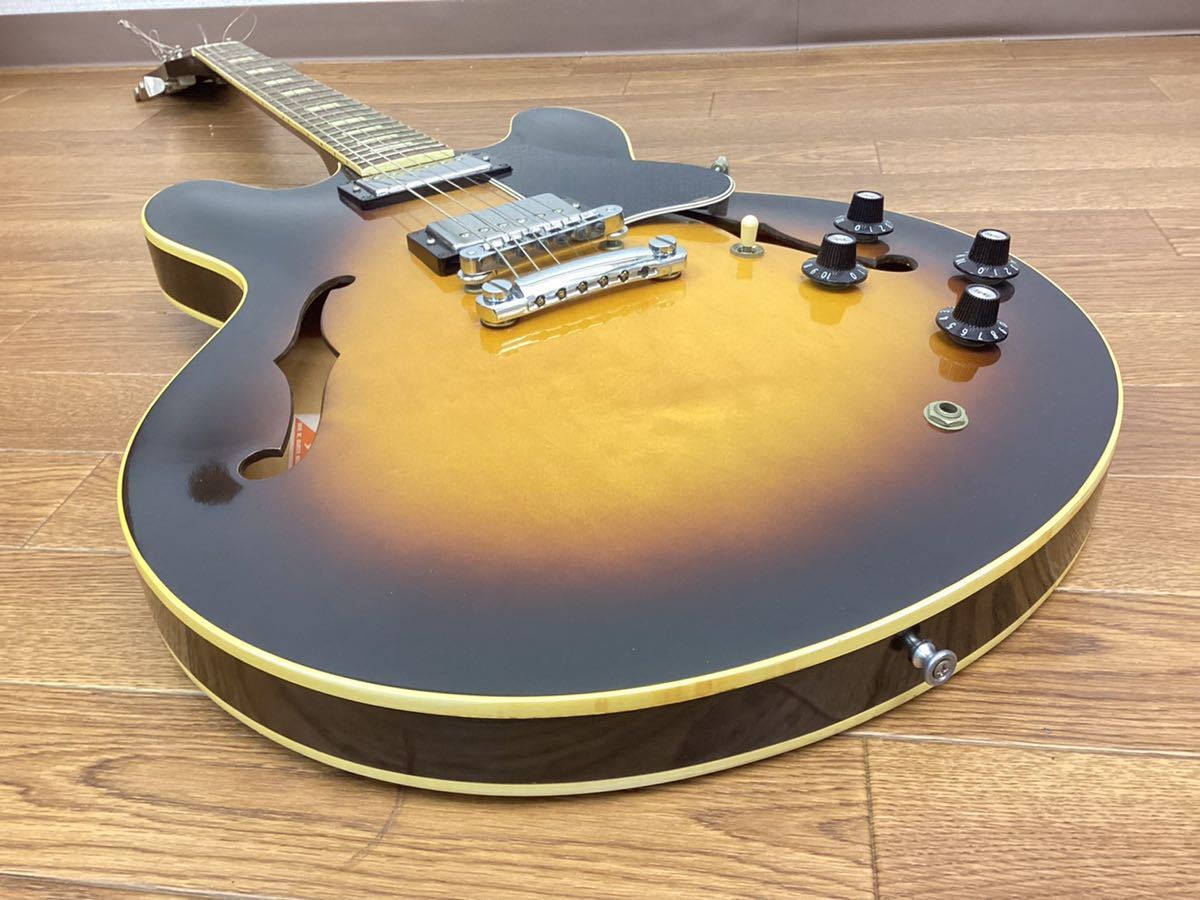 001 9 Gibson ギブソン セミアコースティックギター セミアコ エレキギター ES-335TDモデル 弦楽器 ヴィンテージ ハードケース付き_画像8