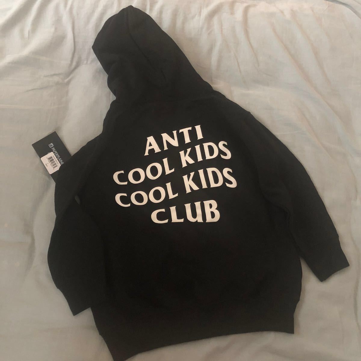 ANTI COOL KIDS HOODY バックプリント　フーディ　長袖　プルオーバー