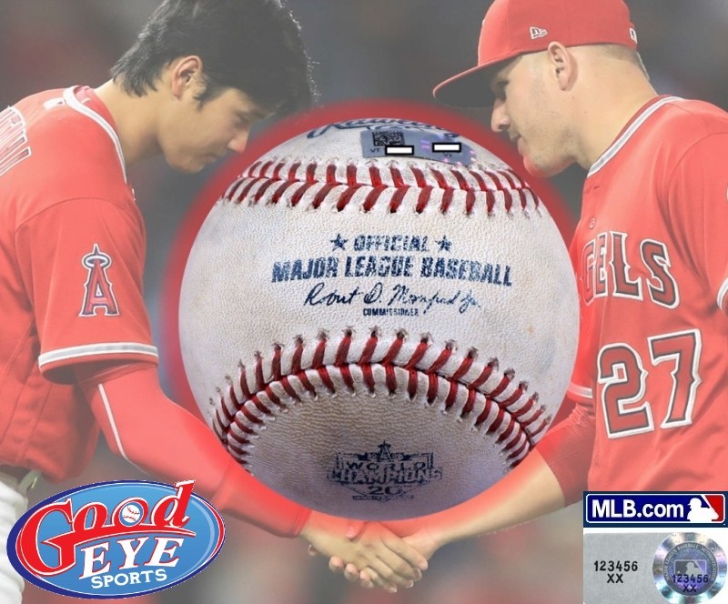 GE☆超レア!2022年4月8日、大谷翔平+マイク・トラウト(MIKE GE☆超レア!2022年4月8日、大谷翔平+マイク・トラウト(MIKE