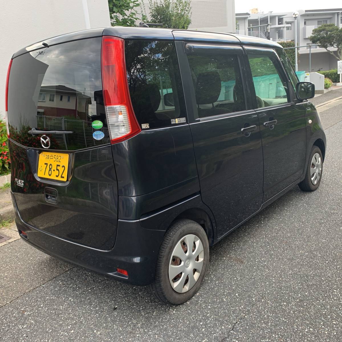 24年 マツダ フレアワゴン 車検受けたて6年8月 スマートキー ナビ 落札金額とリサイクル料金でけ 2