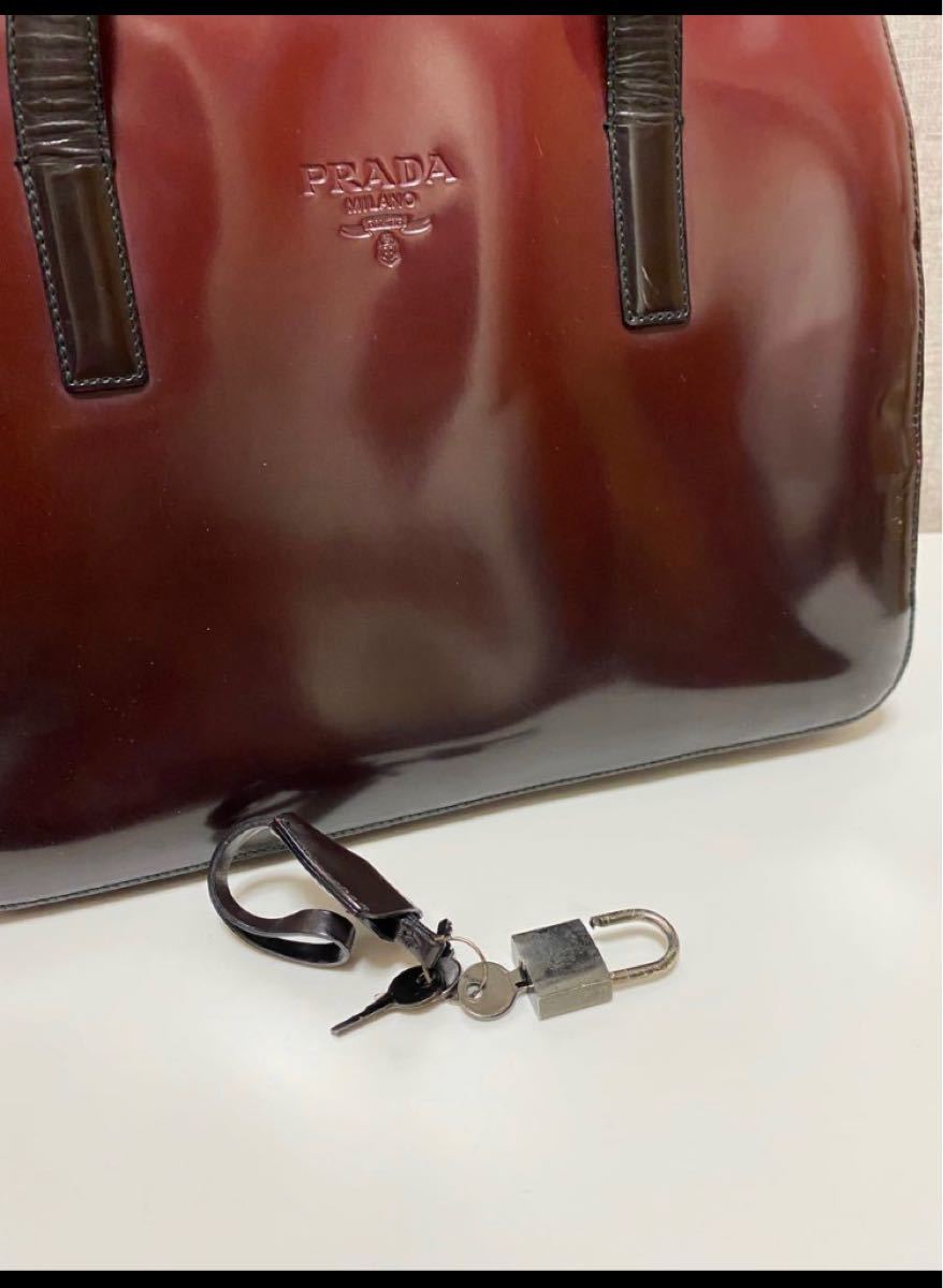 超人気新品 ショルダーバッグ ナイロン レザー PRADA 希少色✨プラダ