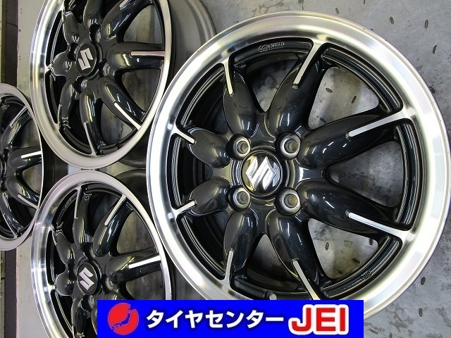 15インチ スズキ純正 アルト 4.5J+45 100 アルミホイール4本セット