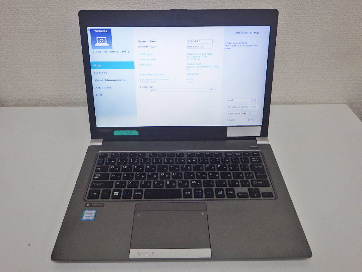 東芝 TOSHIBA dynabook R63/D Core i5 6300U 2.50GHz ジャンク(12インチ～)｜売買された