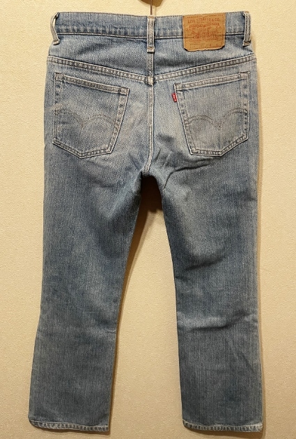 刻印前期sビンテージLevi'sデニムWブーツカットTALON