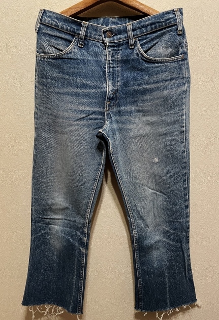 最高の品質の 78年USA製42TALON美色ヒゲ70sビンテージLevi's646デニム