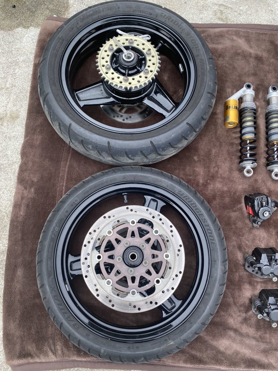 Z750GP 前後足回り ゼファー750流用 フロントフォーク オーリンズ