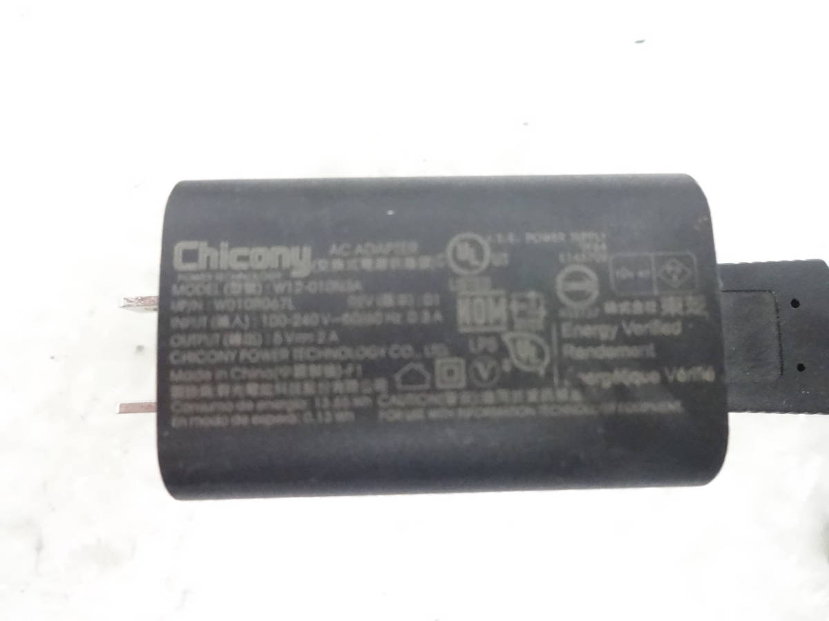 激安　 Chicony　ACアダプター W12-010N3A 5V 2A　Type-B　10個セット　ケーブル付き　タブレット等用　中古動作品　_画像4