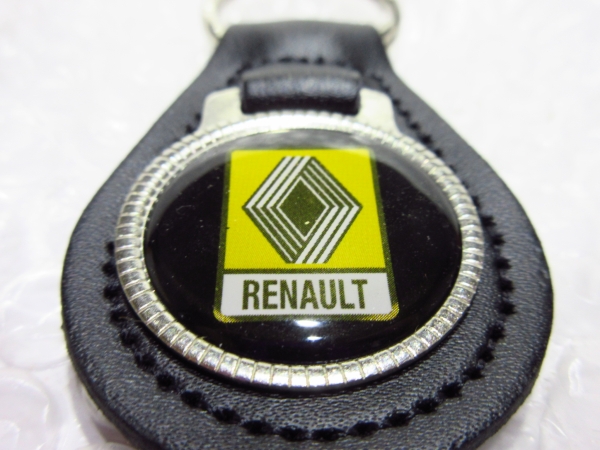 [Spiral] Renault натуральная кожа брелок для ключа S RENAULT[type1] новый товар /
