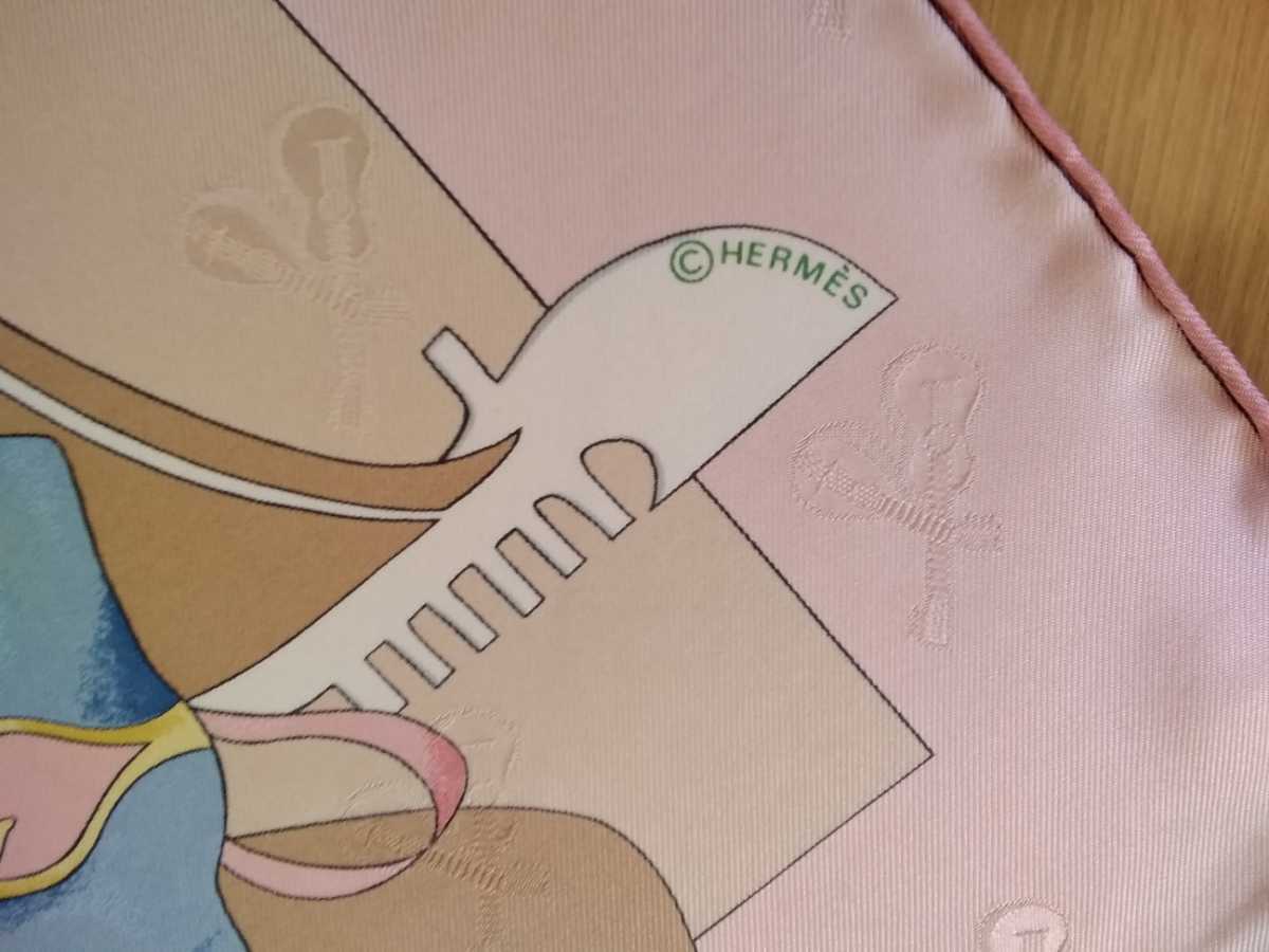 美品 エルメス90cmシルクスカーフ ベニスのカーニバル 箱