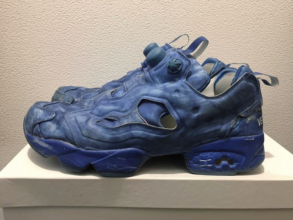 VETEMENTS 17AW Reebok INSTAPUMP FURY BLUE BLAST CN2259 blue fury 27cm