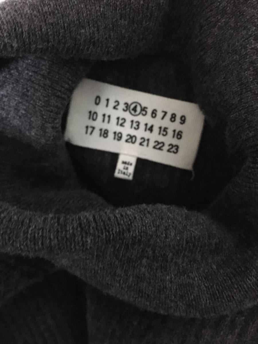 Maison Margiela ④ 18AW エルボーパッチ タートルネック オーバー