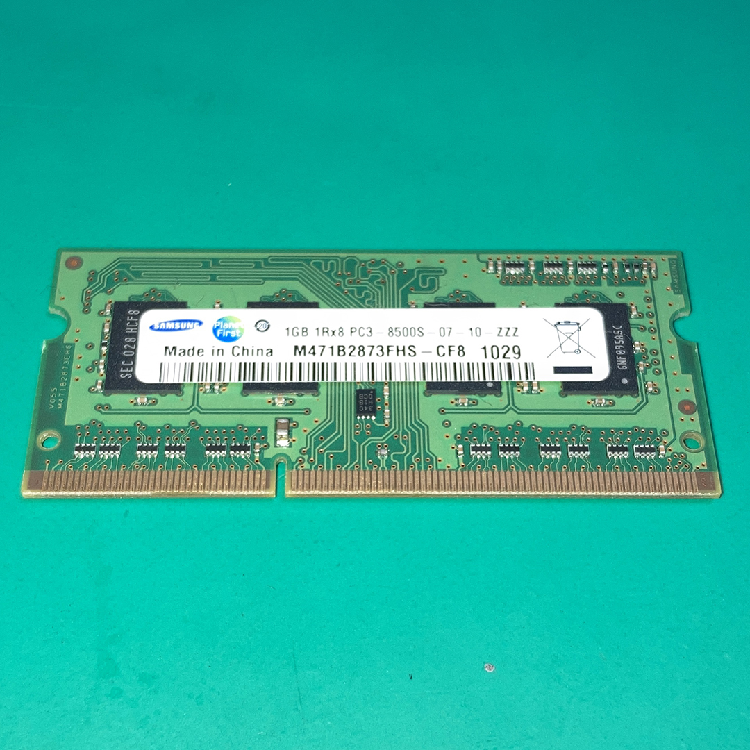  Samsung SAMSUNG Note PC for memory M471B2873FHS-CF8 PC3-8500 1GB junk 