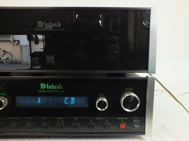 ★McIntosh マッキントッシュ C200 アンプ 取扱説明書有り リモコン有り 現状品 中古 220901Y6304_画像5