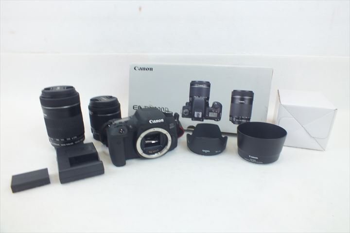 【新品未開封】 canon eos8000D ダブルレンズ　トリプルレンズ　セット デジタルカメラ