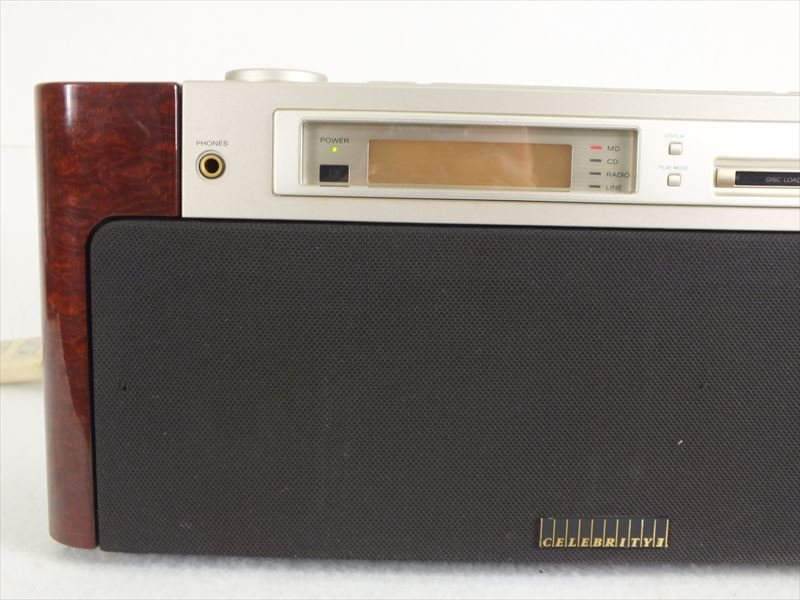 47%割引 MD-7000 ジャンク扱い SONY CELEBLITYII CD/MDステレオ [管理
