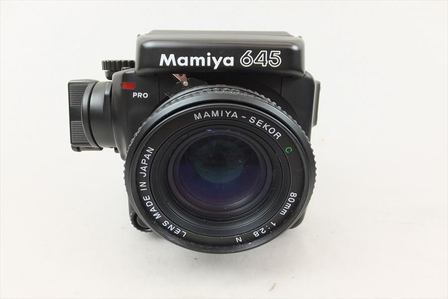 ▽ Mamiya マミヤ 645 PRO 中判カメラ MAMIYA-SEKOR C 80mm 1:2.8 N