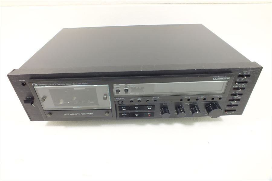 □ Nakamichi ナカミチ 682ZX カセットデッキ 現状品 220906E6122