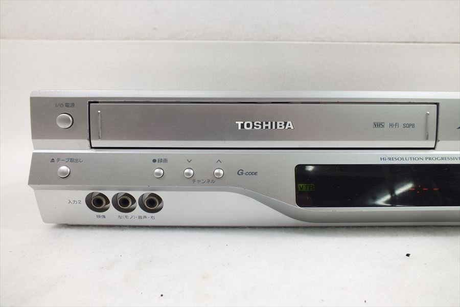 □ TOSHIBA 東芝 SD-V600 VHS/DVDプレーヤー 音出し再生確認済み 中古 現状品 220906E6279の画像3