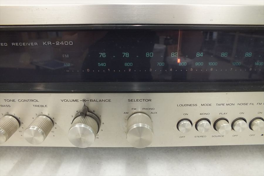 トリオ KR-2400 ステレオレシーバー Yahoo!オークション - TRIO トリオ KR-2400 ステレオレシーバー