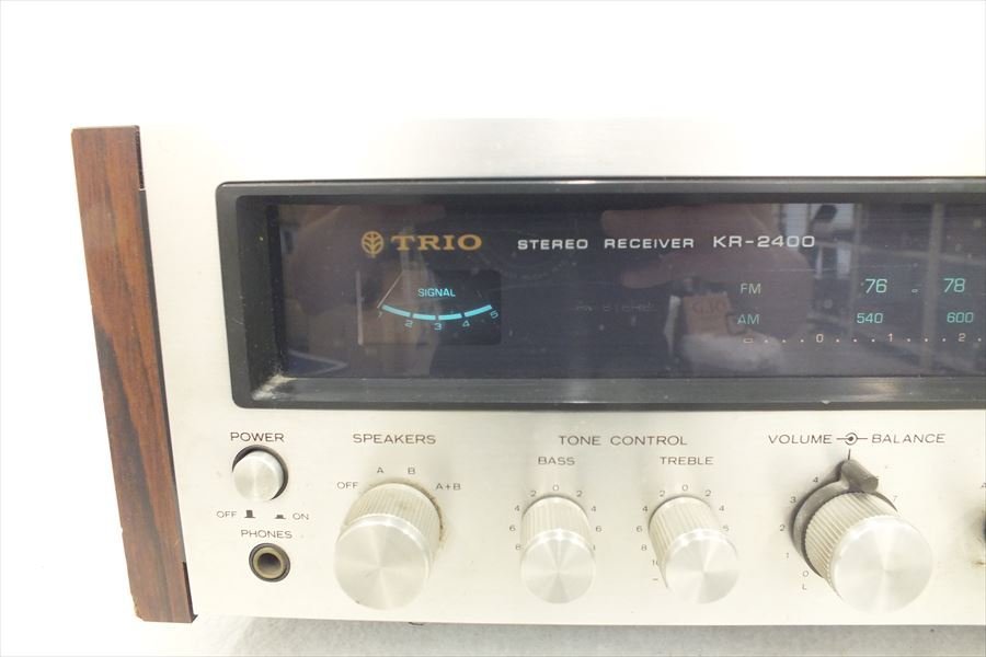 トリオ KR-2400 ステレオレシーバー Yahoo!オークション - TRIO トリオ KR-2400 ステレオレシーバー