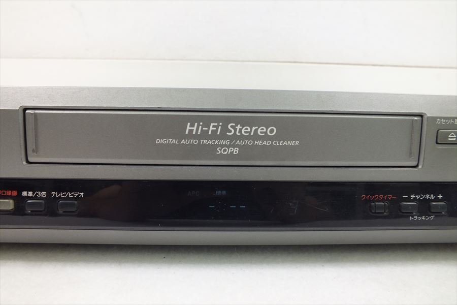 □ SONY ソニー SLV-FX9 ビデオデッキ ビデオカセットレコーダー VHS 中古 現状品 220906E6342_画像6