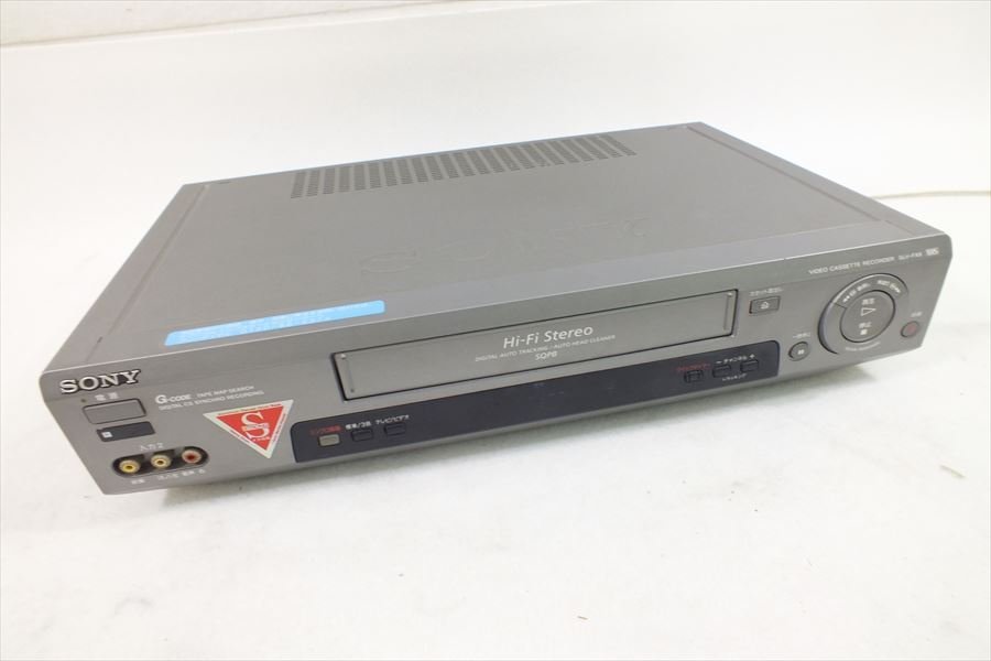 □ SONY ソニー SLV-FX9 ビデオデッキ ビデオカセットレコーダー VHS 中古 現状品 220906E6342_画像3