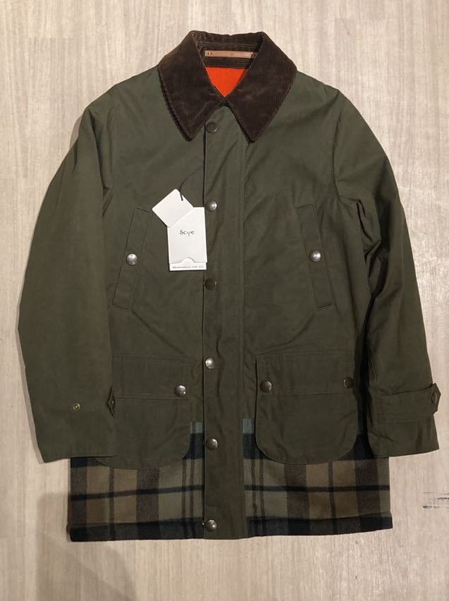 SCYE women´s オイルドジャケット ミリタリージャケット Barbour