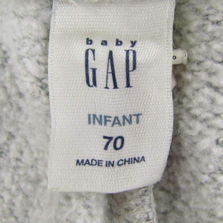  baby Gap reverse side boa shorts short pants waist rubber cord for boy 70 size gray baby child clothes babyGAP